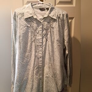 Wrangler Women's Western Embroidered Shirt